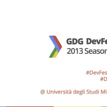 Introduction to Android — GDG DevFest Lombardia 2013 title slide